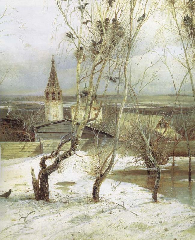 Alexei Savrasov The Rooks Have Returned Norge oil painting art